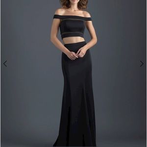 Black formal dress